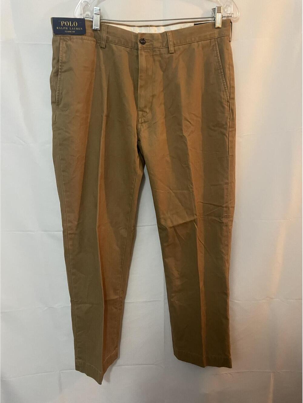 Polo Ralph Lauren New Ghurka Classic Fit Chino Pants - Khaki Tan - 36x30